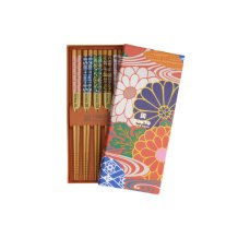 Orange Flower Chopstick Set at g-HoReCa (picture 1 of 5)
