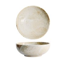 Weiß/Braun Yukishino Schale bei g-HoReCa (Bild 1 von 5)