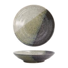 Tokyo Design Studio Bowl Oboro Yamakage Black/Brown/White, Ceramic, Ø 22.5 × 5 cm