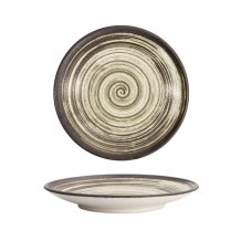 Schwarz/Weiß Asashio Runder Teller bei g-HoReCa (Bild 1 von 6)