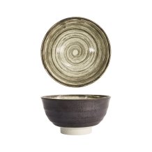 Tokyo Design Studio Tayo Bowl Asashio Black/White, Ø 17 × 9 cm, 900 ml