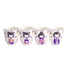 Ø 7x8cm Kawaii Maiko Tassen-Geschenkset  4Stk bei g-HoReCa (Bild 1 von 4)