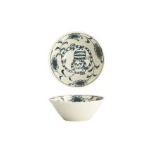 Tokyo Design Studio Schale Neko Maruke Cat Grau/Weiß, Porzellan, Ø 13,5 × 5 cm, 370 ml