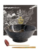 TDS, Ramenschale in Geschenkbox 3St, Akiyo Arahake, Ø 21,3x8.7cm cm, Art.-Nr. 22568