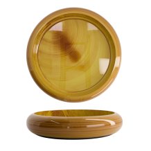 Sushi-Oke Woodlook Braun, Kunststoff, außen 37 × 6,9 cm, innen 31,3 × 5 cm