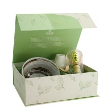 Ø 10.8x6.8cm Matcha Starter-Geschenkset Yuzu Schwarz bei g-HoReCa (Bild 1 von 2)