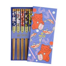 5 Paar Essstäbchen EDO Japan bei g-HoReCa