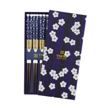 Chopstick Set,5 Black Stripe DJ at g-HoReCa