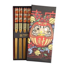 Black Twist Chopstick Set at g-HoReCa