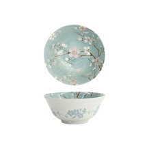 Tokyo Design Studio Tayo Bowl Fujisakura Green, Porcelain, Ø 15.2 × 6.7 cm, 500 ml