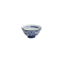 Tokyo Design Studio Reisschale Kawaii Anime Cat Blau, Porzellan, Ø 11,3 × 5,8 cm, 300 ml