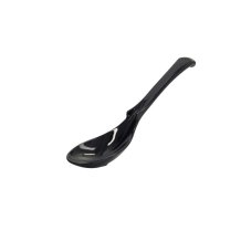 Ramen Spoon Black, Acrylic, 17 cm