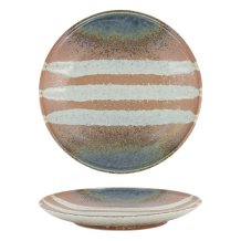 Tokyo Design Studio Plate Suisho Aka-cha Brown, Porcelain, Ø 26 × 3.4 cm
