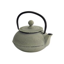 WY Teapot Arare Green/Grey, Cast Iron, 600 ml