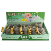 TDS,Japanese Tea & Tea Cannisters Strainer, 100pcs, Set w/handle, Item No. 4867