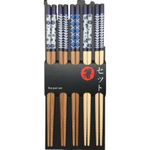 5 Paar Essstäbchen EDO Japan bei g-HoReCa 