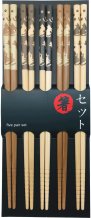 5 Paar Essstäbchen EDO Japan bei g-HoReCa 