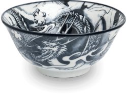 Edo Japan, Bowl Green Dragon Ø 15 cm | H6,5 cm, Item No. 6041097