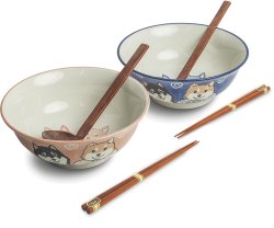 Ramen bowl set  2 Bowls Edo Japan at g-HoReCa