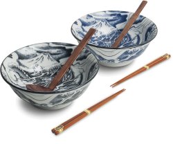 Ramen bowl set  2 Bowls Edo Japan at g-HoReCa 