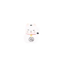 TDS, Lucky Cat, Decoration, White, 5.2 cm - Item No. 6196