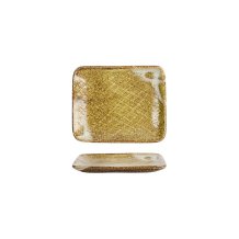 Tokyo Design Studio Sushi-Platte Mino Craft Braun, Steinzeug, 14,5 × 12 cm